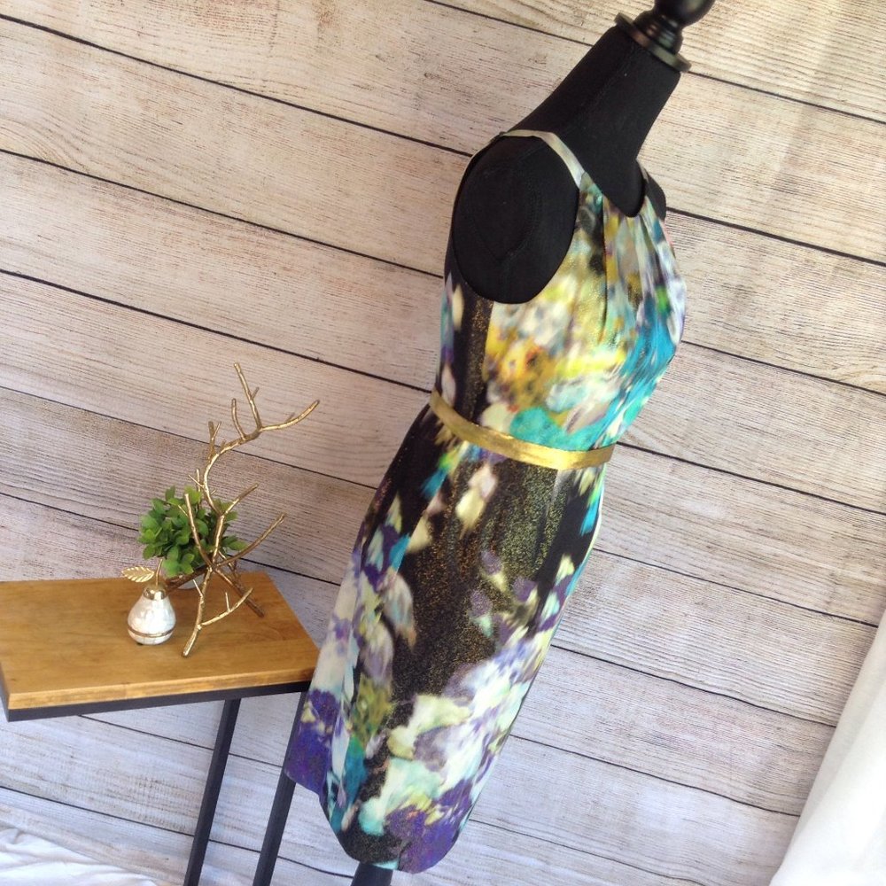 Elie Tahari Watercolor Dress - Picture 9 of 17